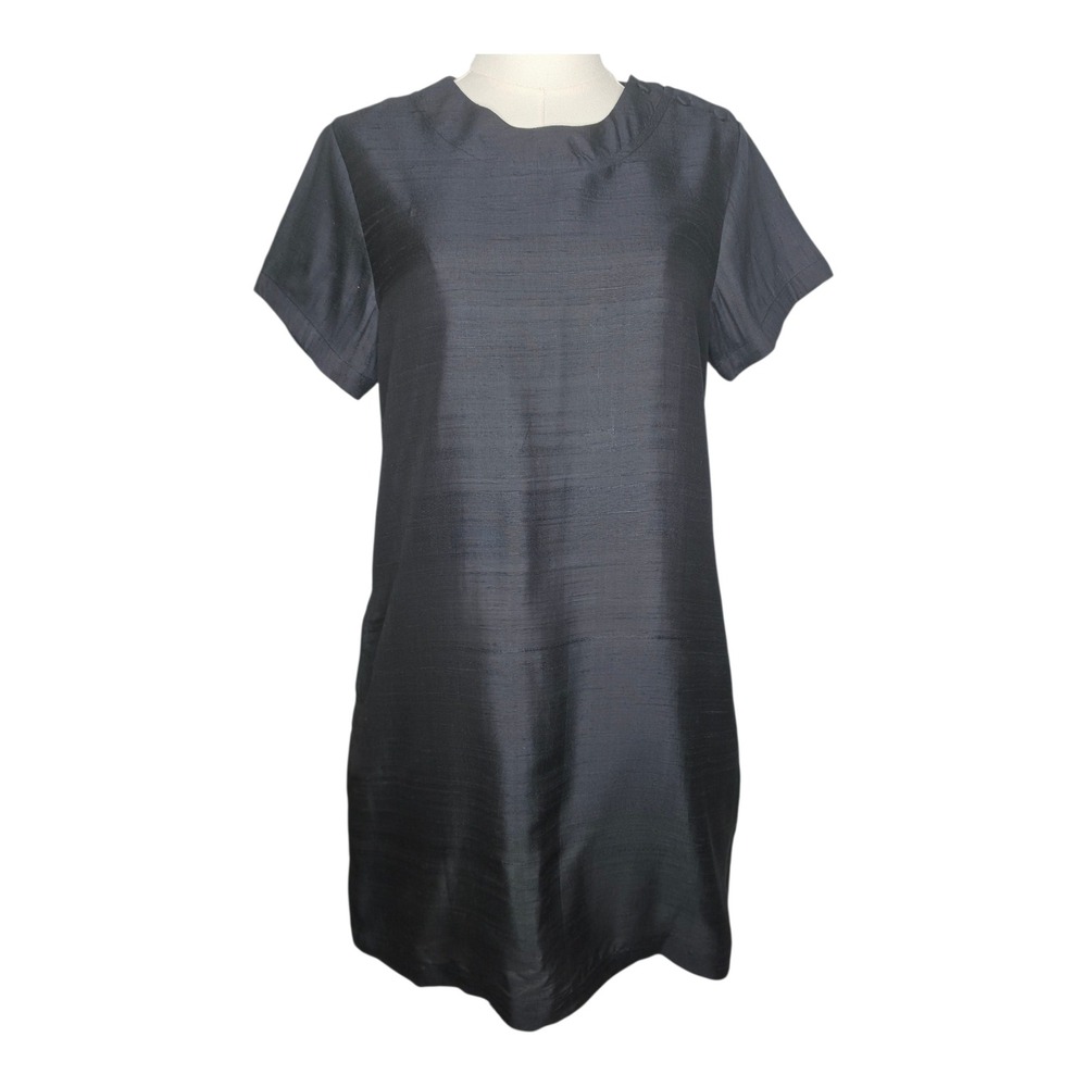 LIVRO Black Silk Mini Tee Dress S NWT Quiet Luxury Capsule Staple